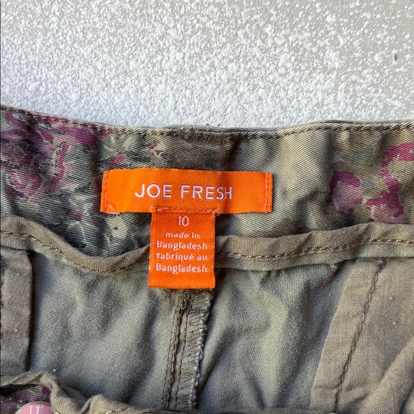 Joe Fresh Khaki Floral Pants - Picture 3 of 8